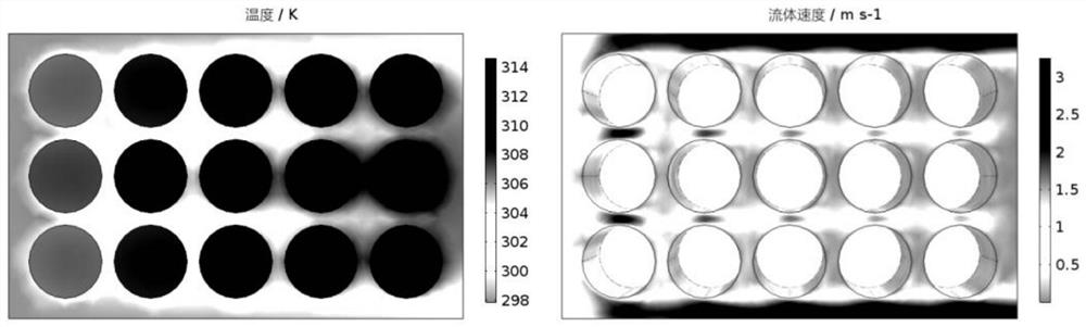 Lithium battery pack health state online prediction method based on multiphysics field simulation and neural network