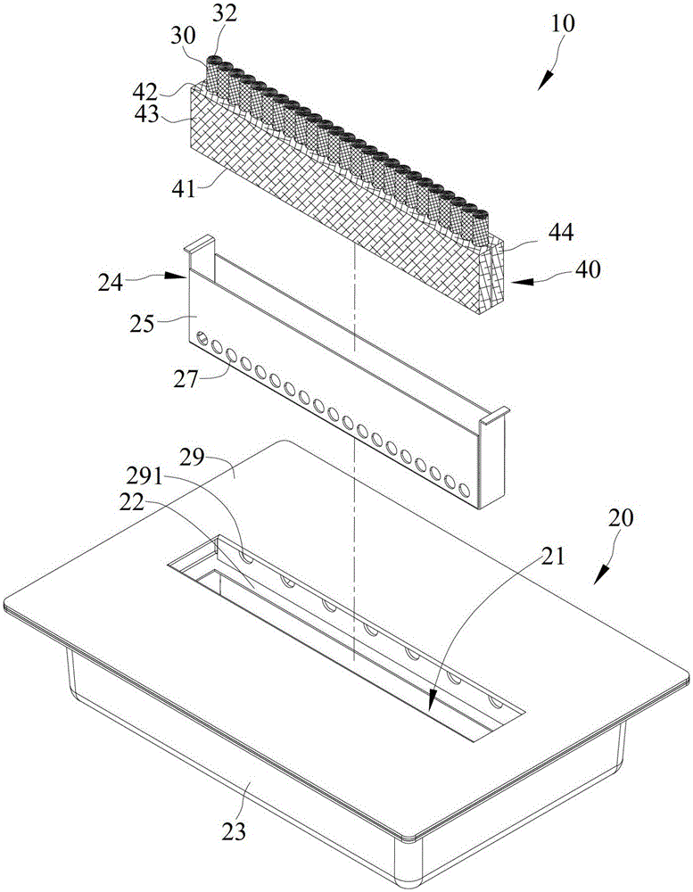 Combustion device to prevent accumulation of oil and gas