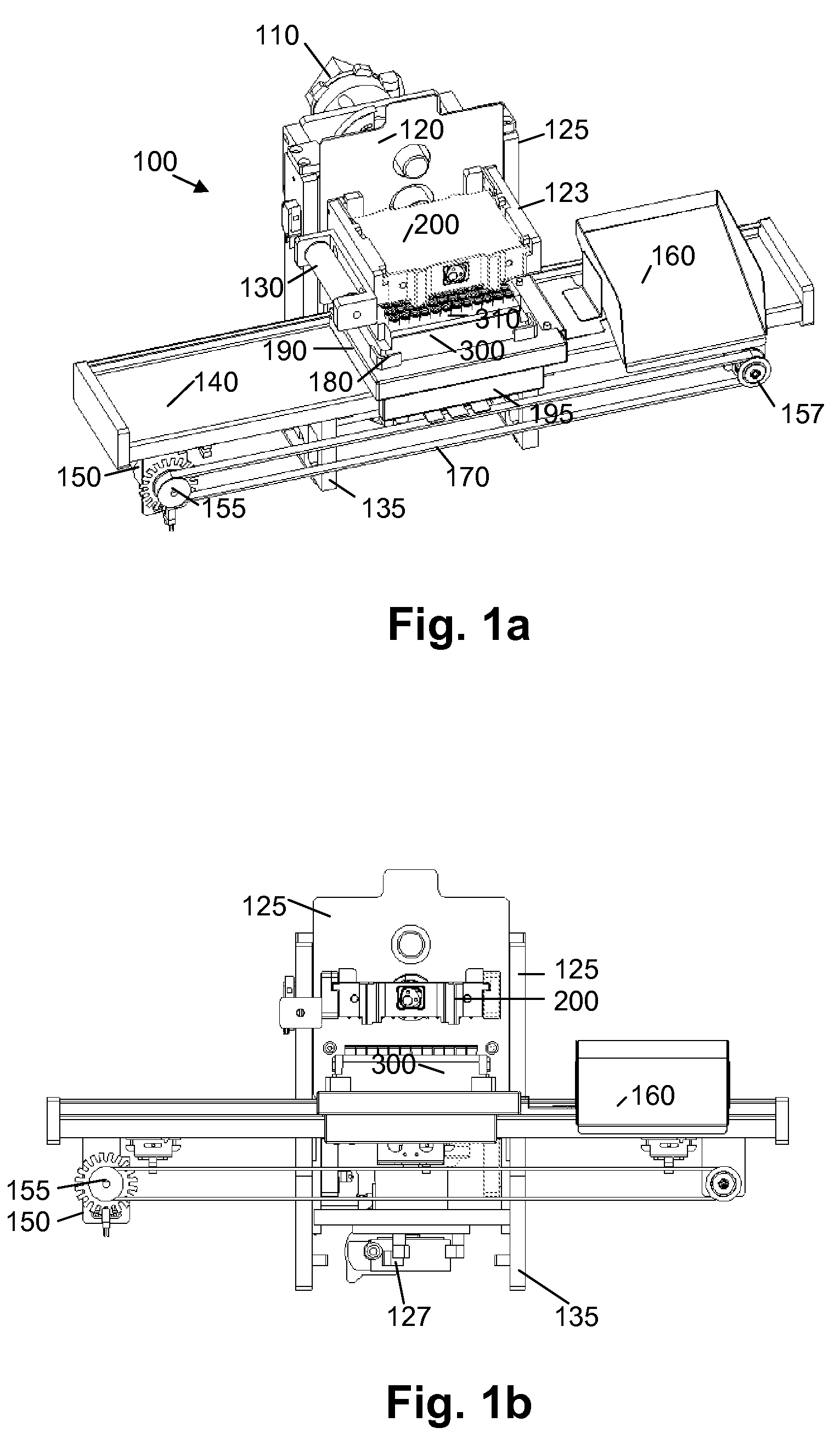 System and method for simultaneous capping/de-capping of storage containers in an array