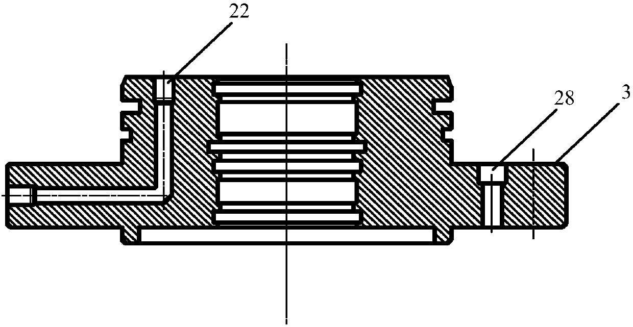 Multi-field coupling monitoring and testing device for coal rock