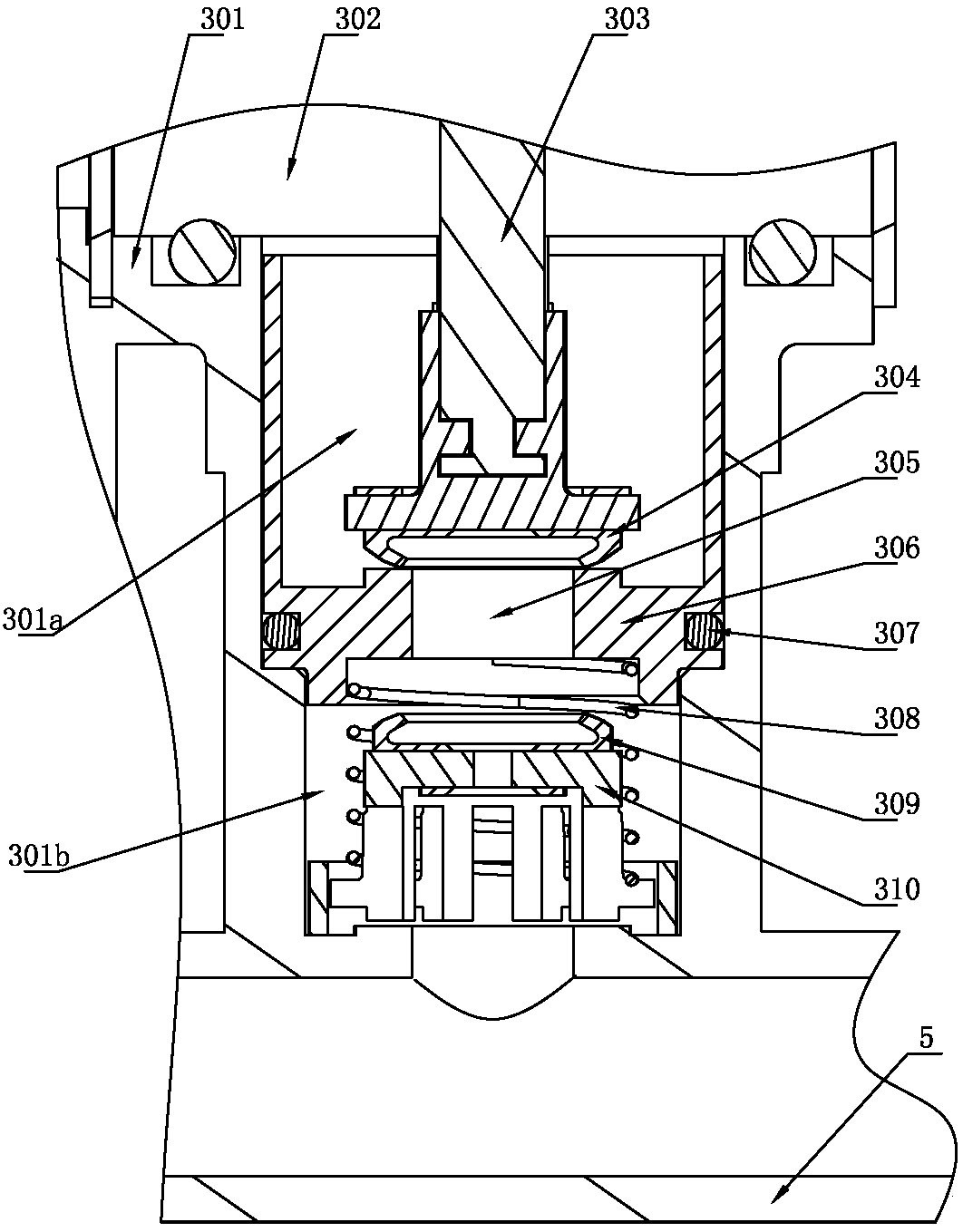 A fuel tank isolation solenoid valve