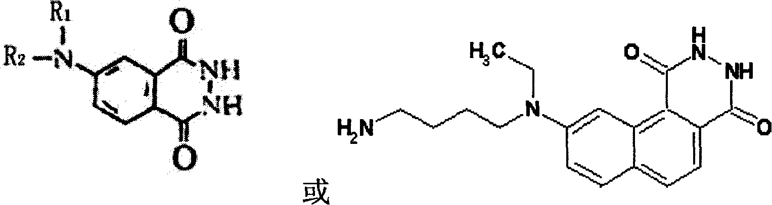 Magnetic separating direct chemical illuminating reagent and testing method using the same reagent