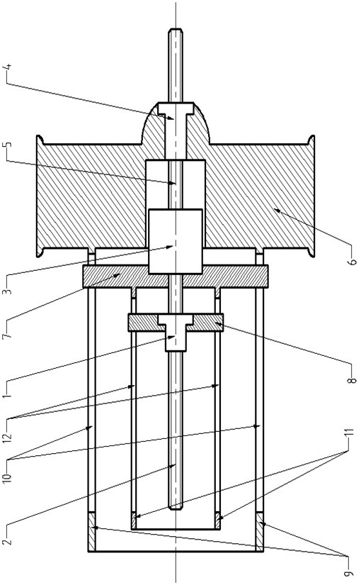 A driving device based on an externally driven linear stepping motor