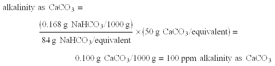 Silicone conveyor lubricant with stoichiometric amount of an acid