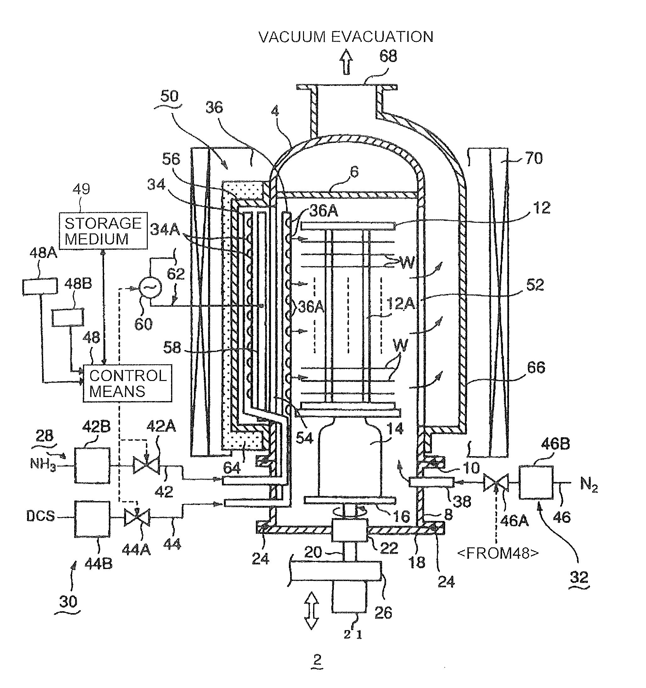 Film forming apparatus, film forming method, method for optimizing rotational speed, and storage medium