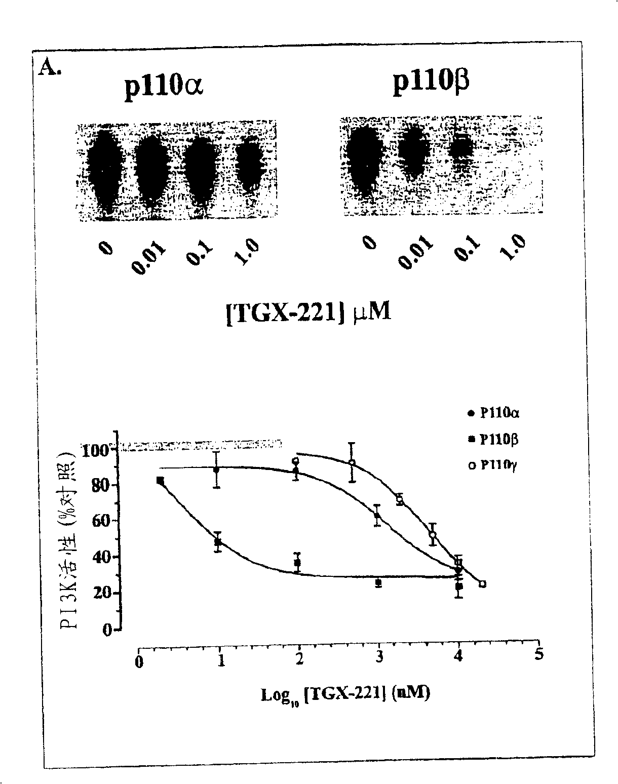 Inhibition of phsphoinostide 3-dinase beta