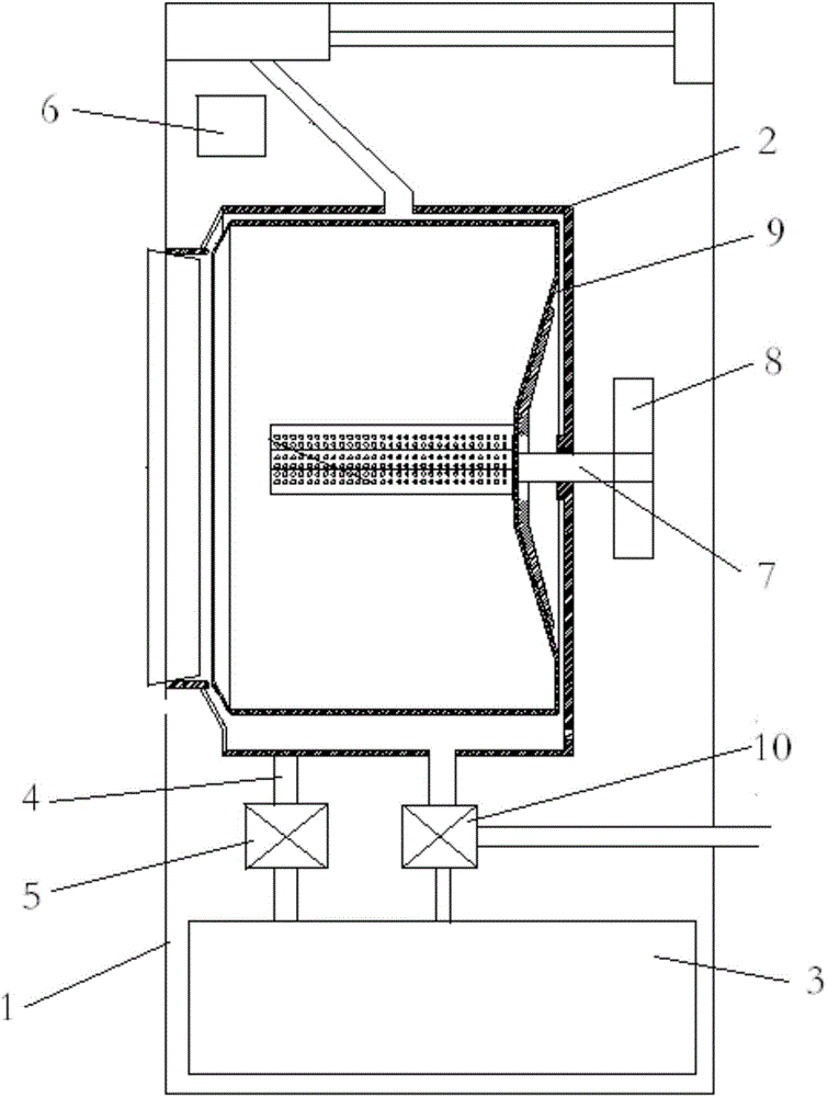 Drum-type washing machine and door opening control method thereof