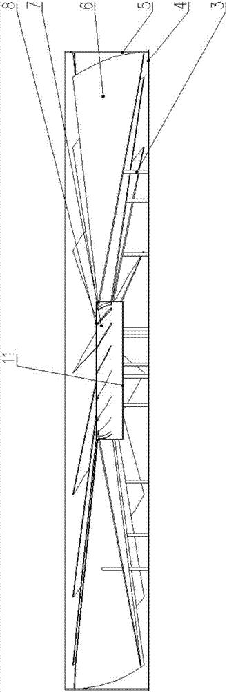 Pneumatic swirling flow wet process desulfurization smoke plume purification device and application