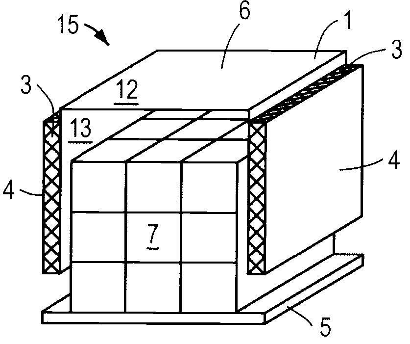 Unitary void filling apparatus for use with various pallet sizes and loads, and method of using the same