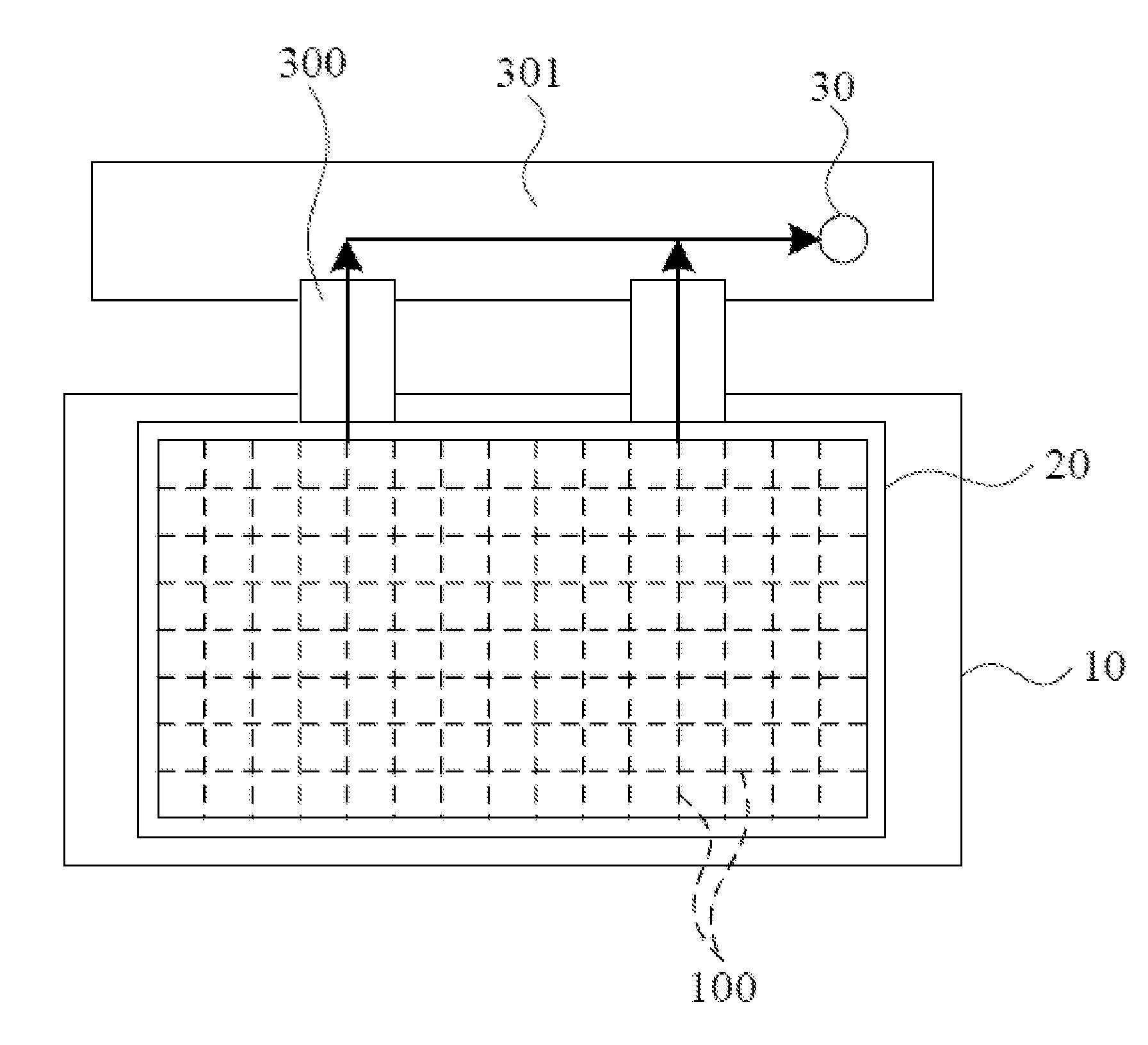 Energy saving type touch-controlled liquid crystal display device