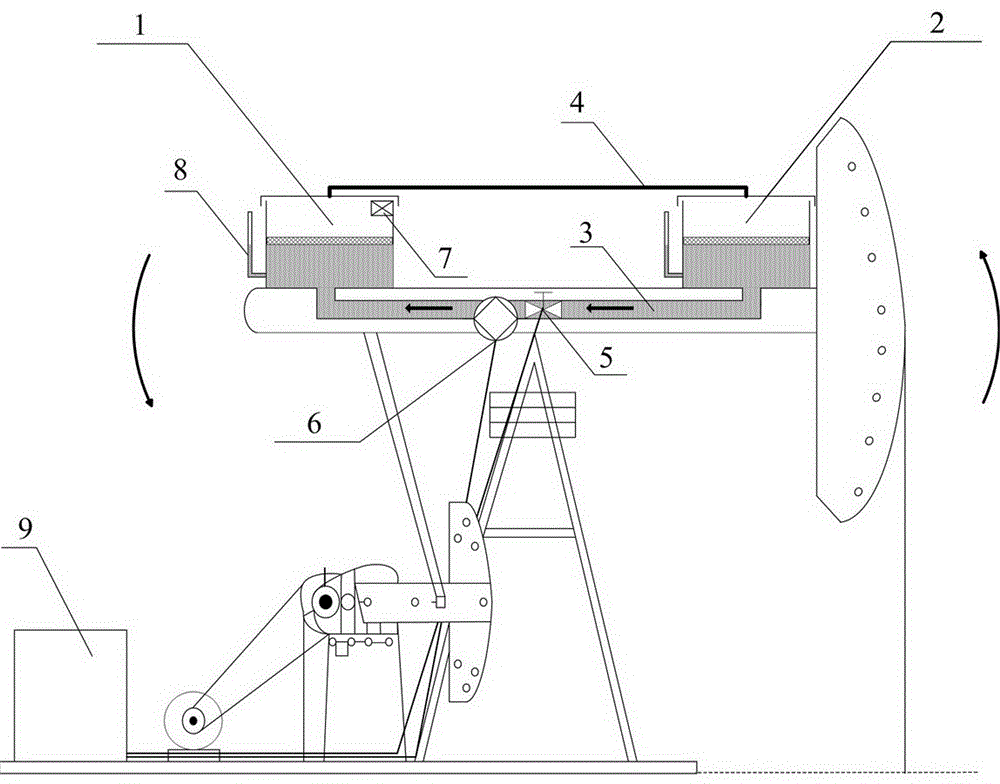 Dynamic pumping unit balance adjusting device