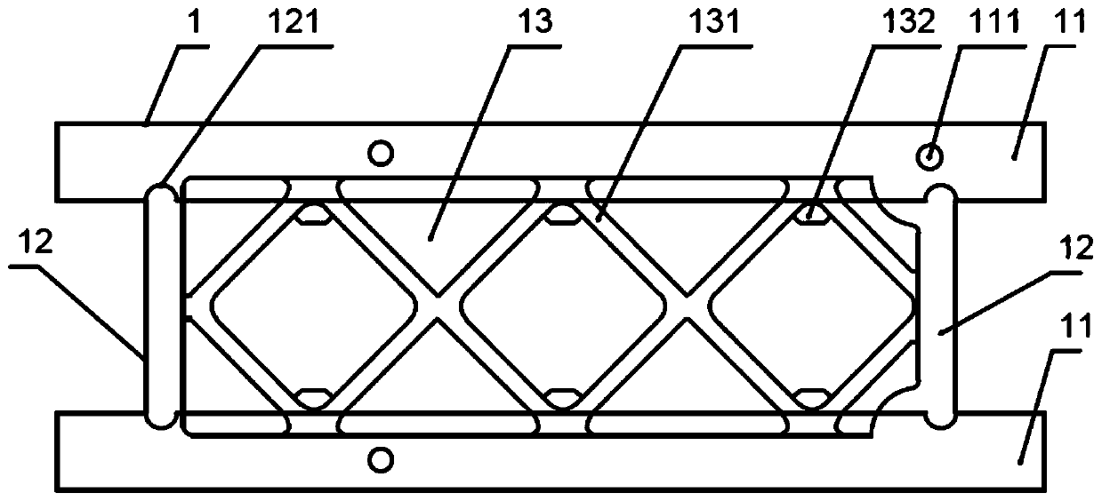 A mold for making column sand molds