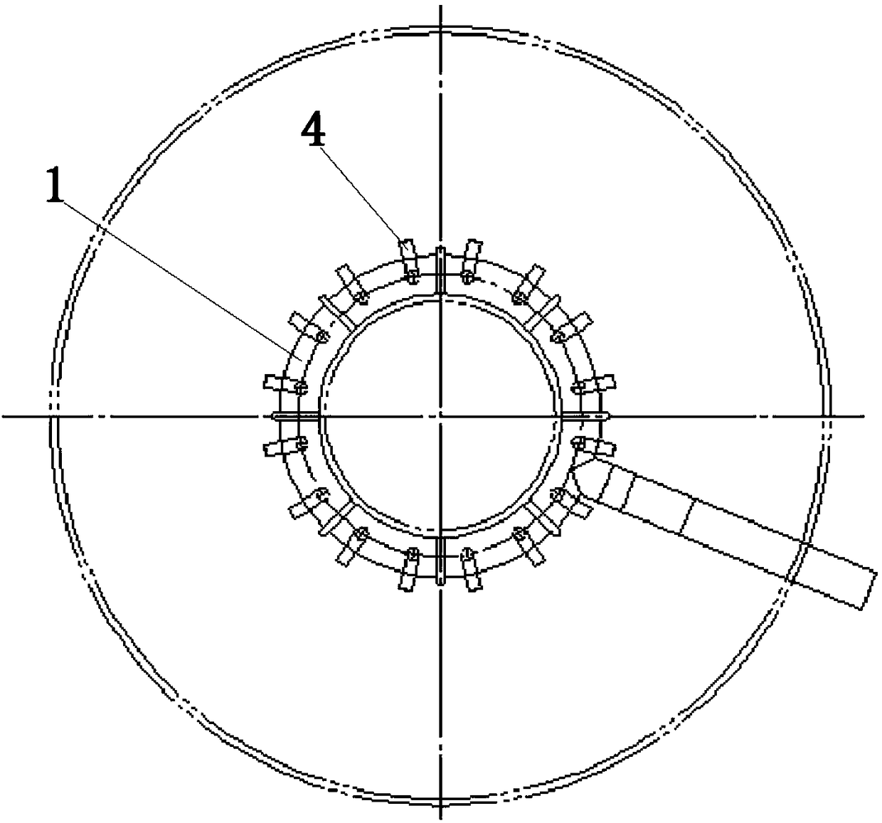 Purging assembly and spray nozzle thereof