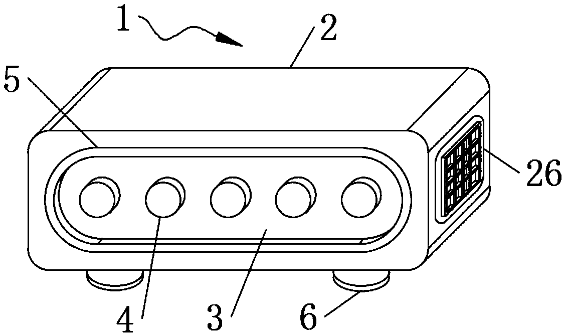 Floor type laser plant growth lamp and installation device thereof