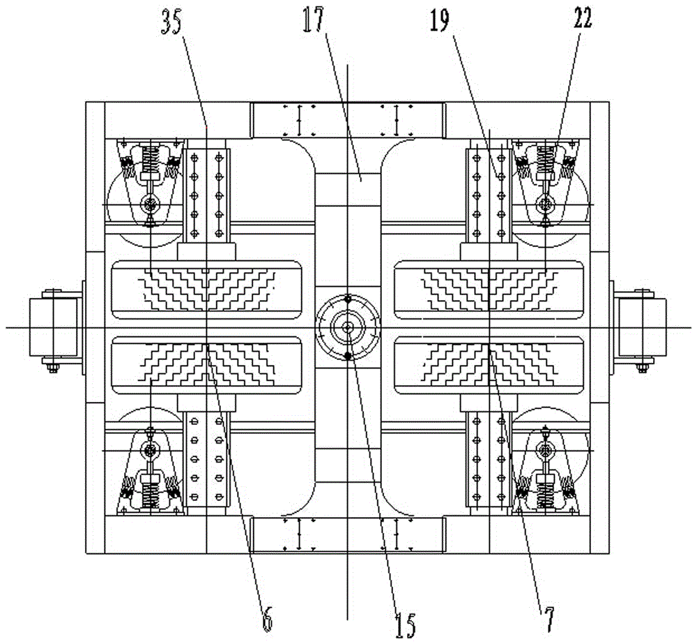 A straddle-type monorail operating vehicle with four pairs of wheels