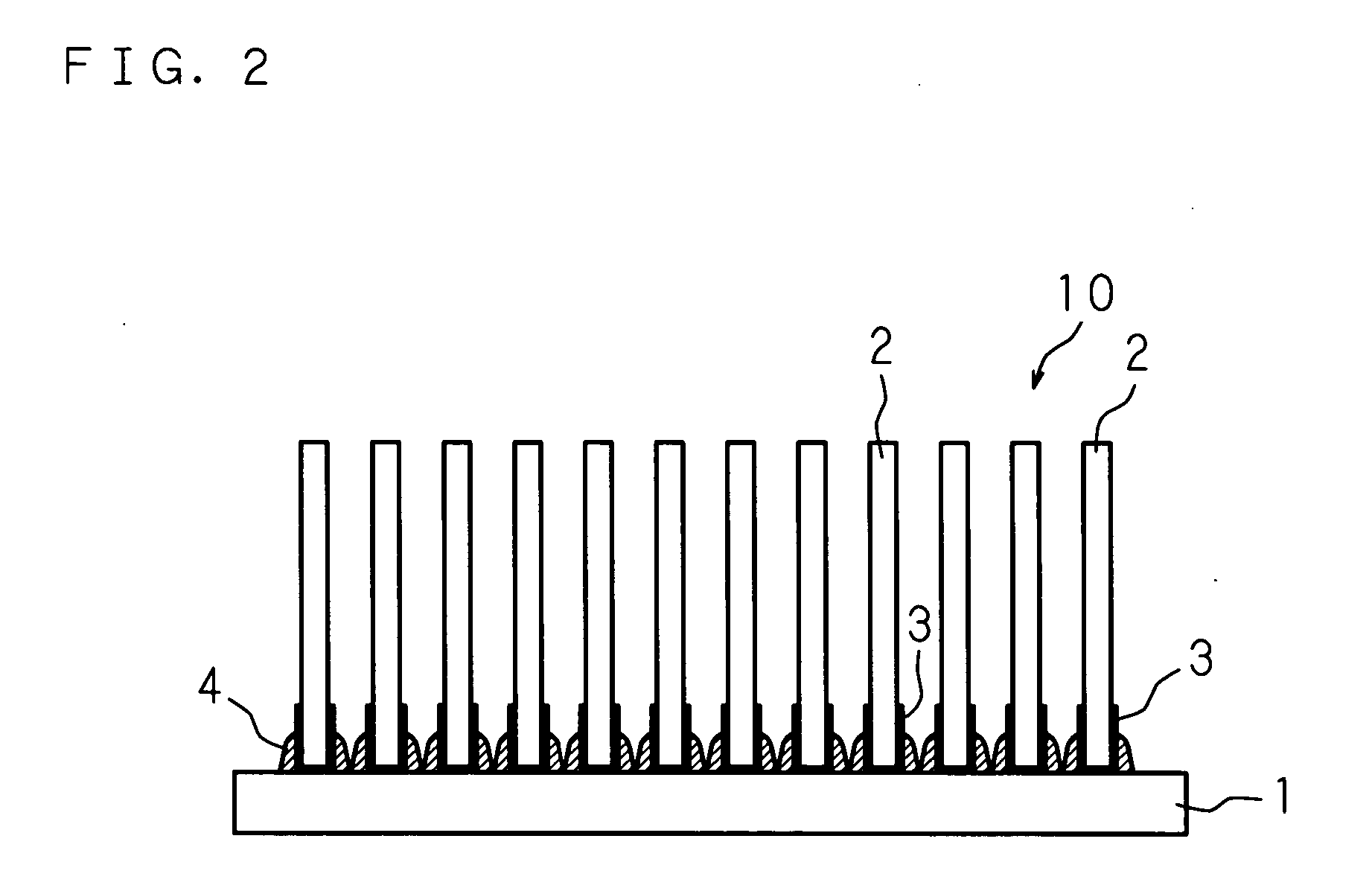 Radiating fin and method for manufacturing the same