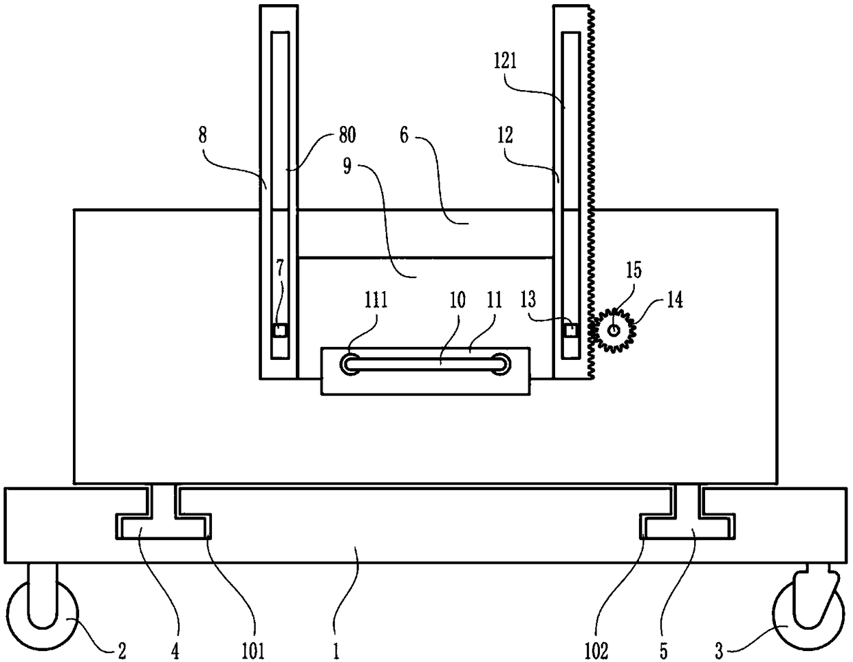 Carrying device for water conservation pipeline