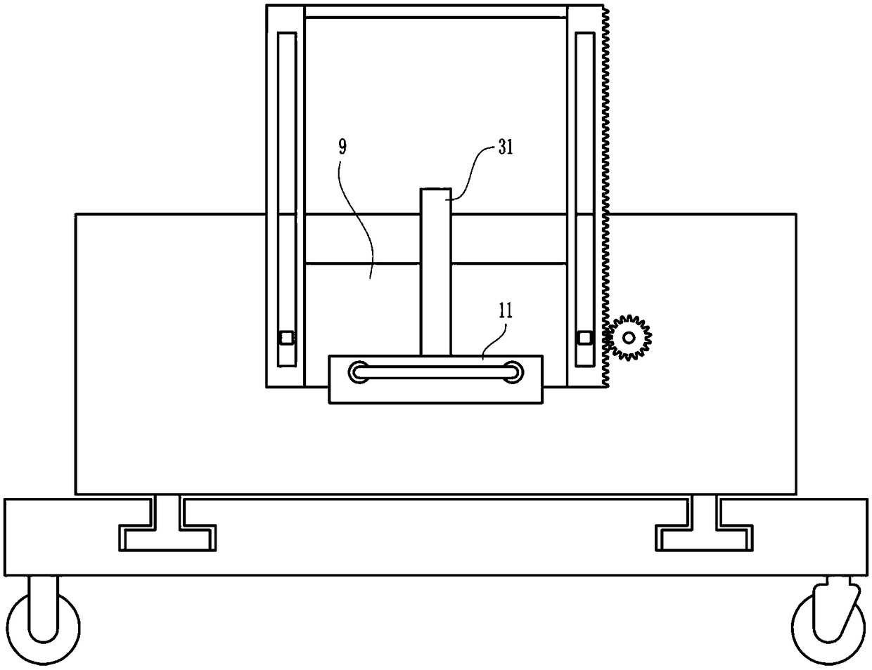 Carrying device for water conservation pipeline