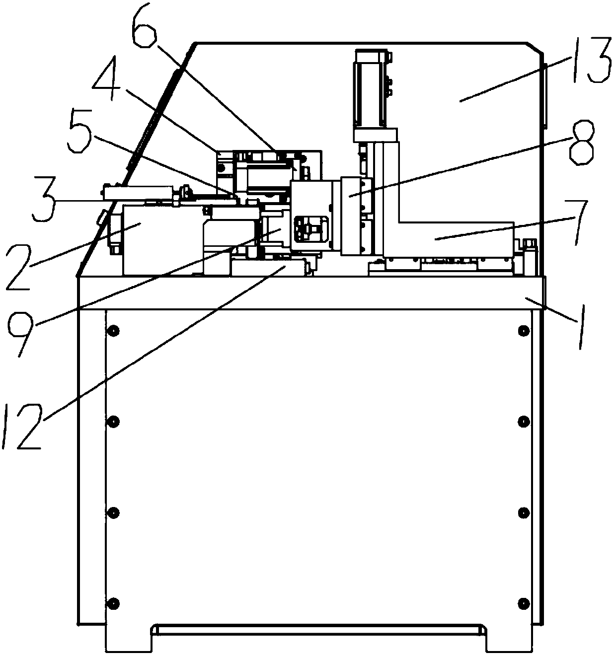 Glass automatic edge grinding machine for camera protection lens