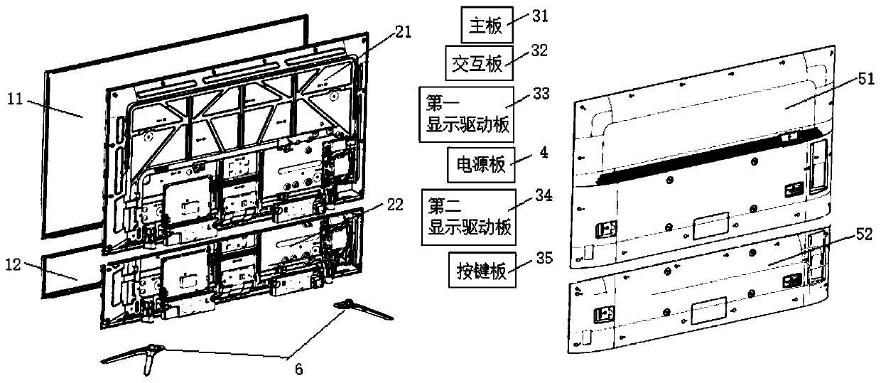 Display method for double-screen and double-system screen switching animation and display equipment