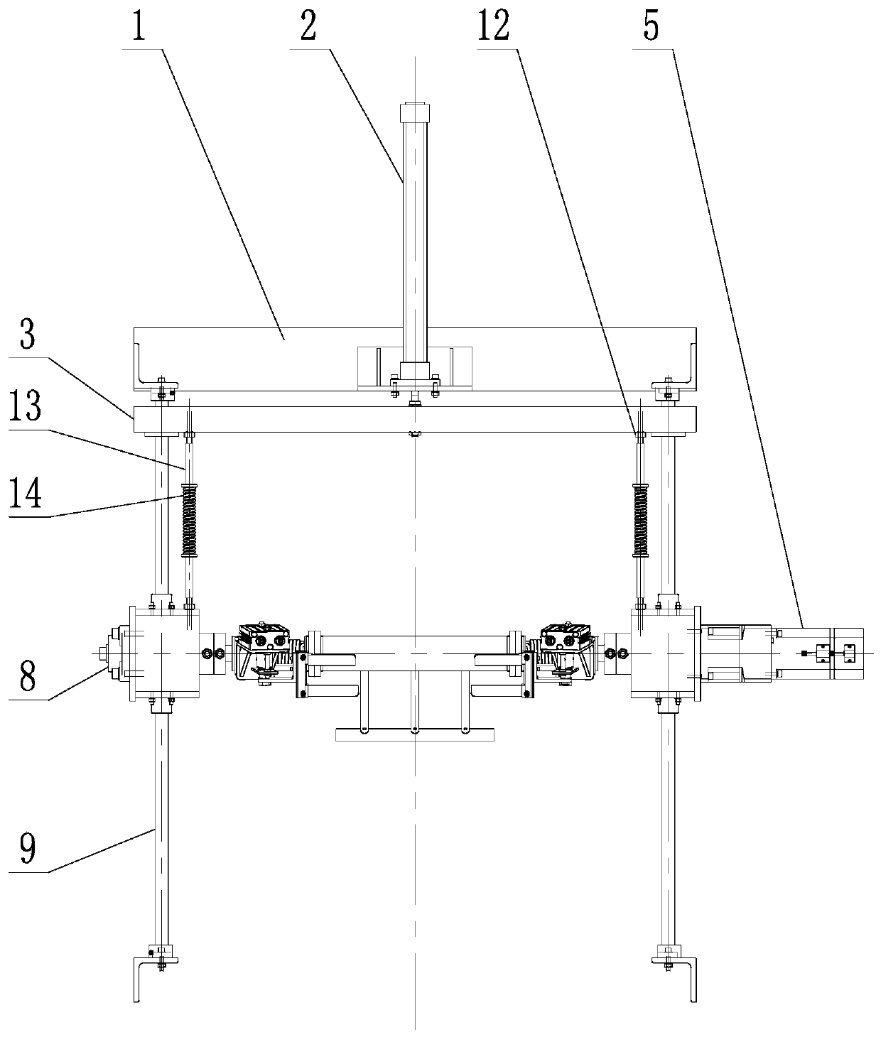 Paper feeding mechanism for wrapping machine