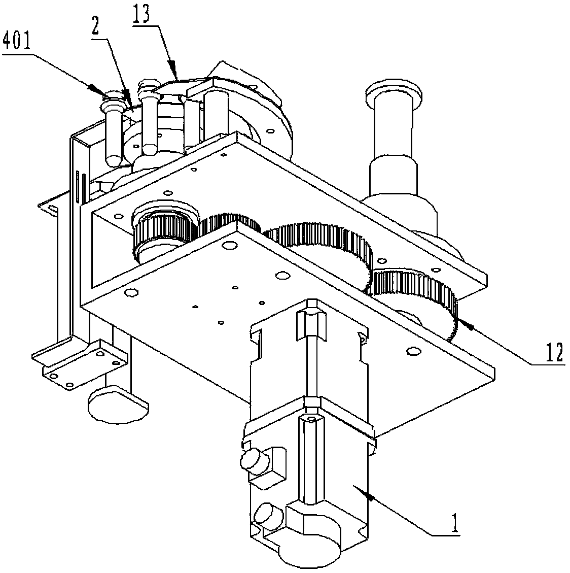 Star wheel structure of bottle blowing machine