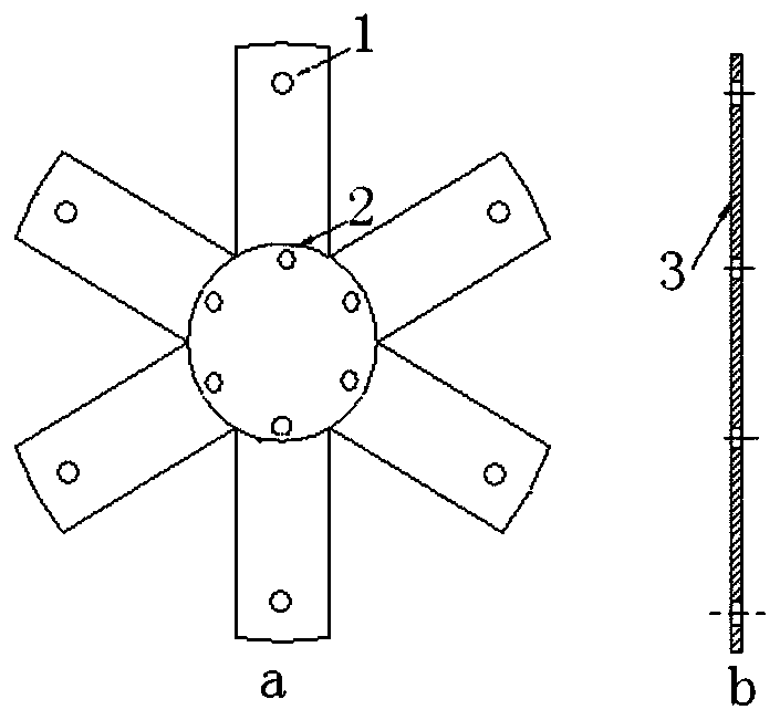 Solid rocket engine lining forming rotating tool