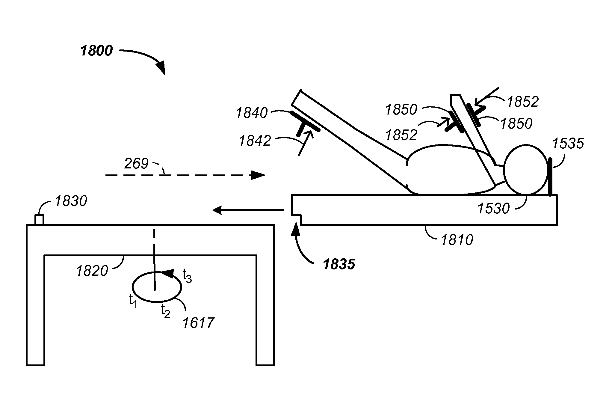 Charged particle cancer therapy and patient positioning method and apparatus