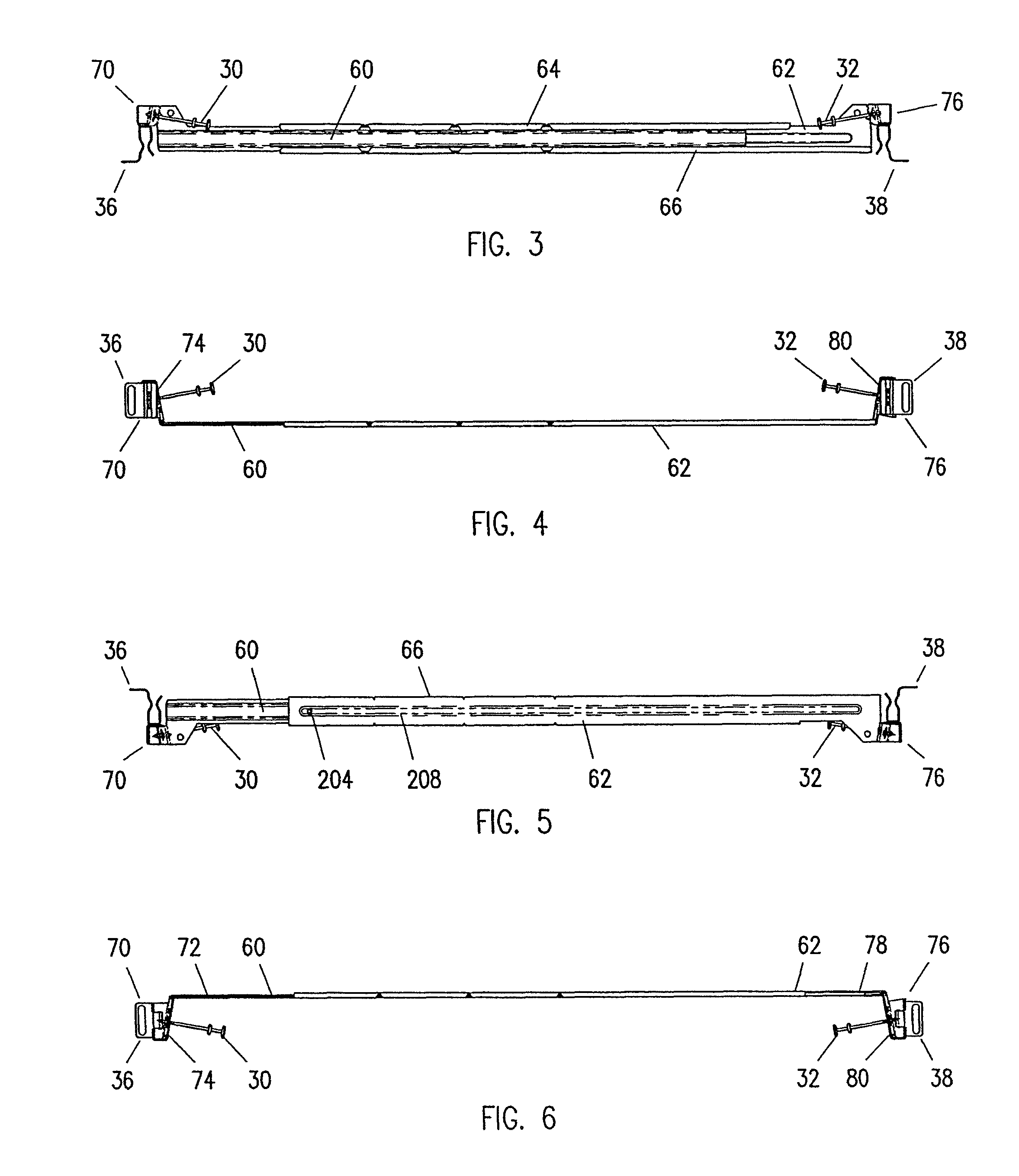 Hanger bar for recessed lighting fixtures