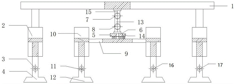 Joint type wall-climbing robot applicable to curved surface