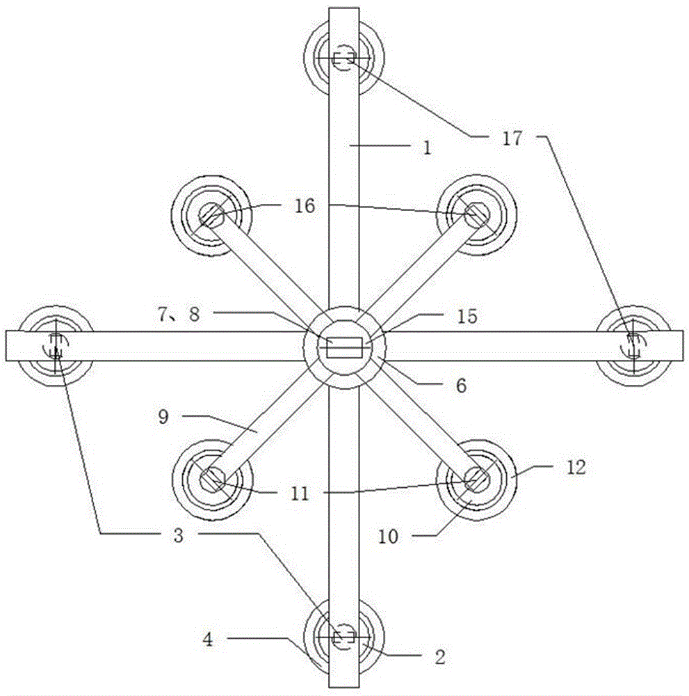 Joint type wall-climbing robot applicable to curved surface