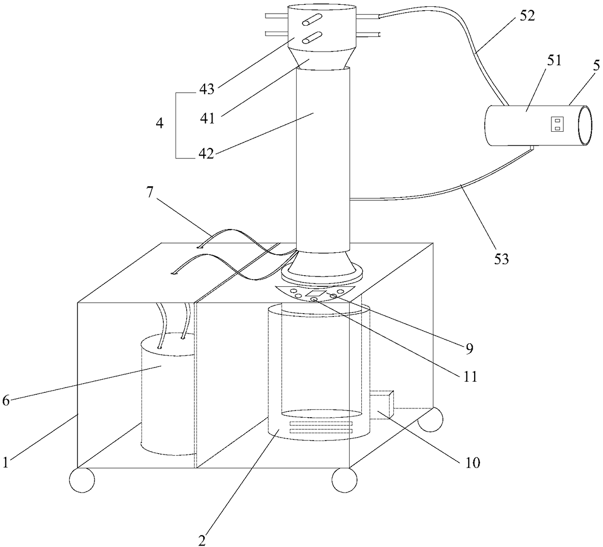 Chinese medicine fumigation device