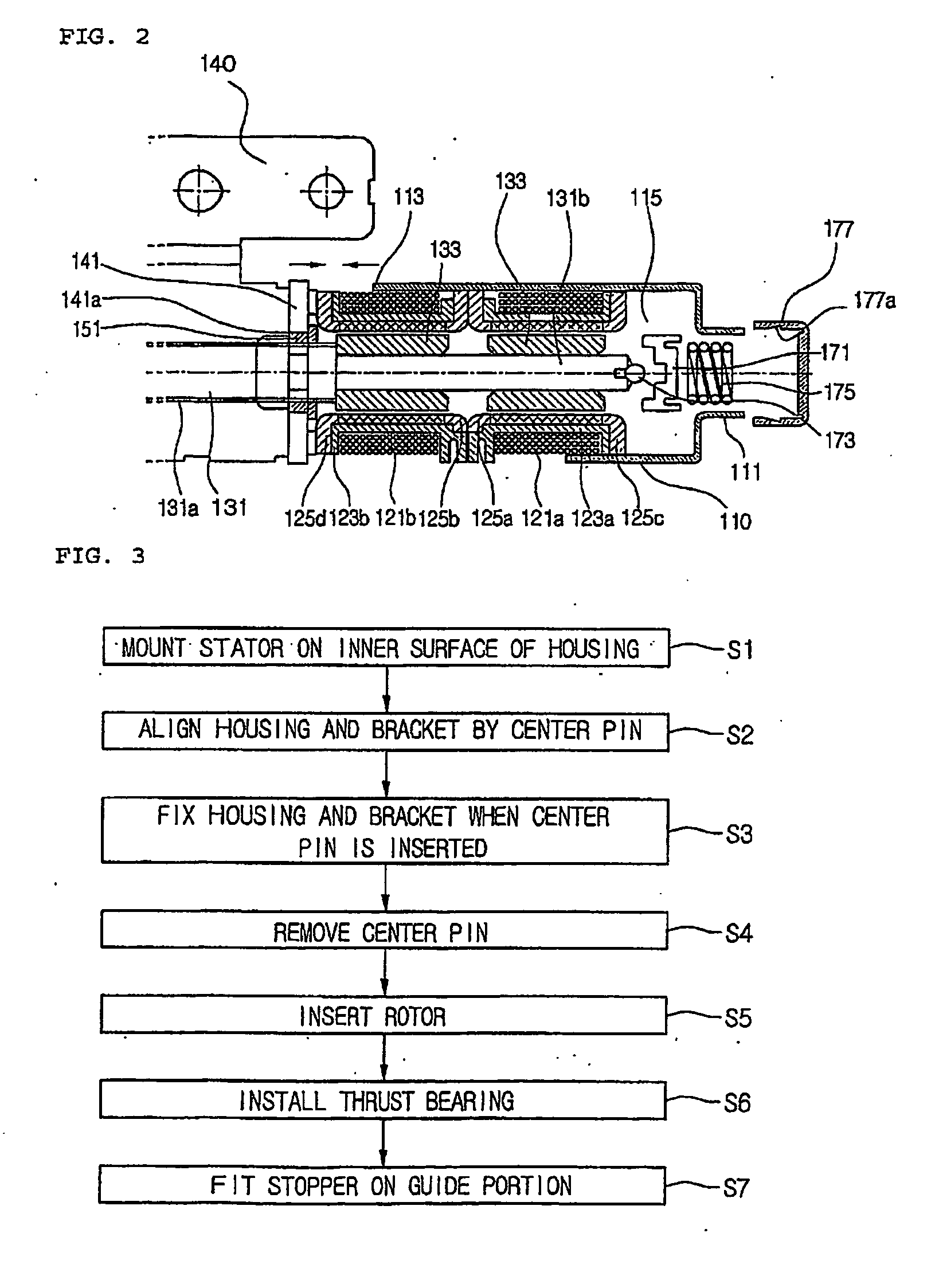 Stepping motor being conveniently assembled and fabrication method of the same