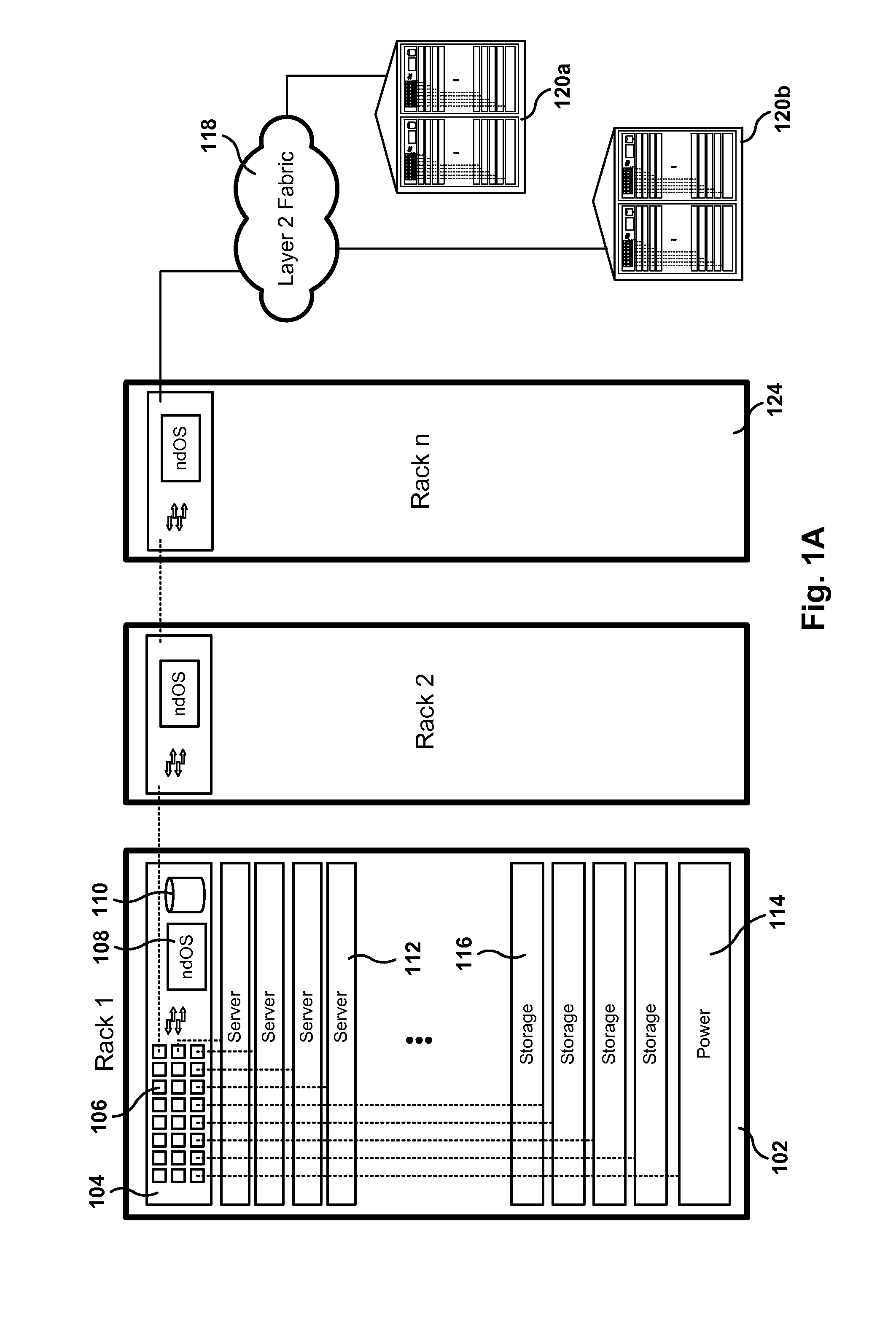 Servers, Switches, and Systems with Switching Module Implementing a Distributed Network Operating System