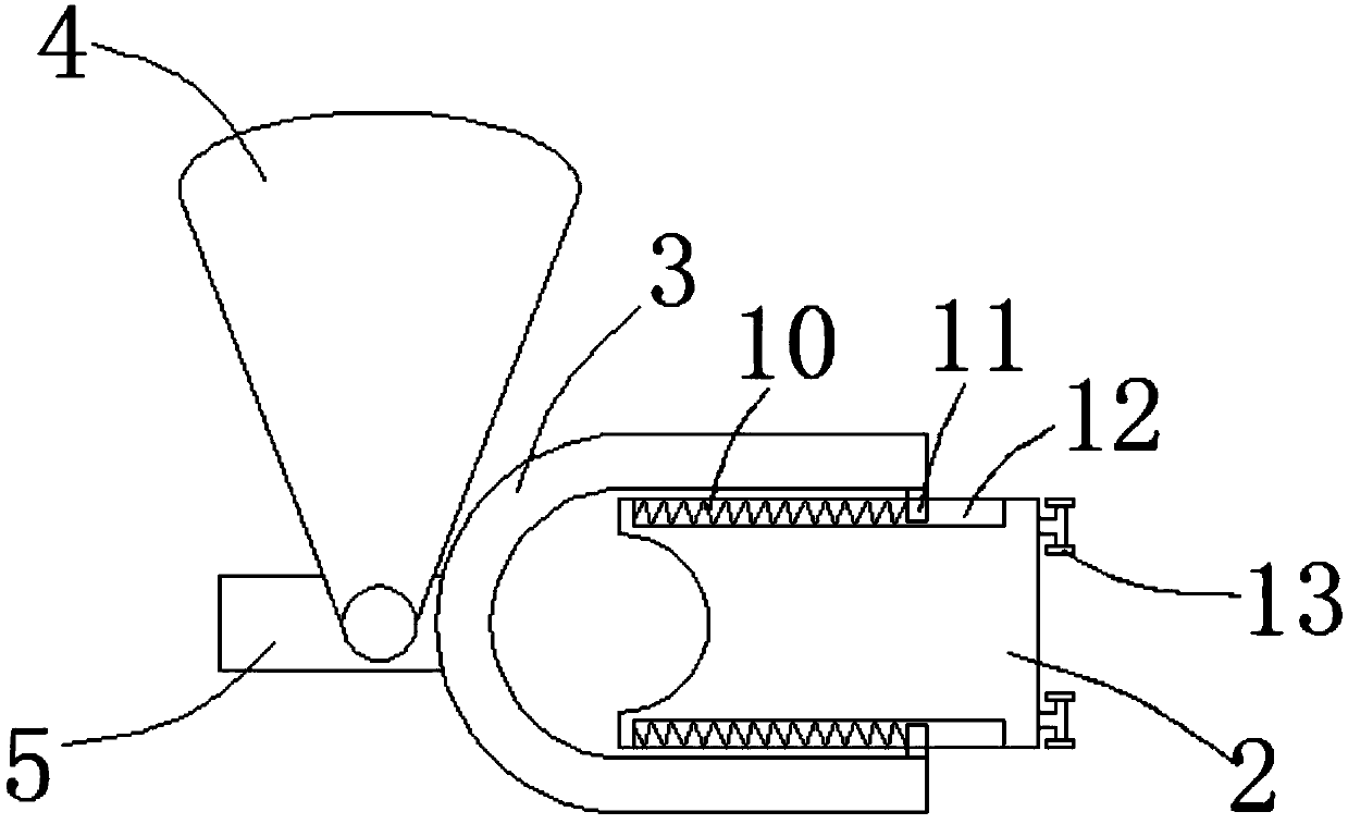 Gas spring pressure pipe cleaning machine