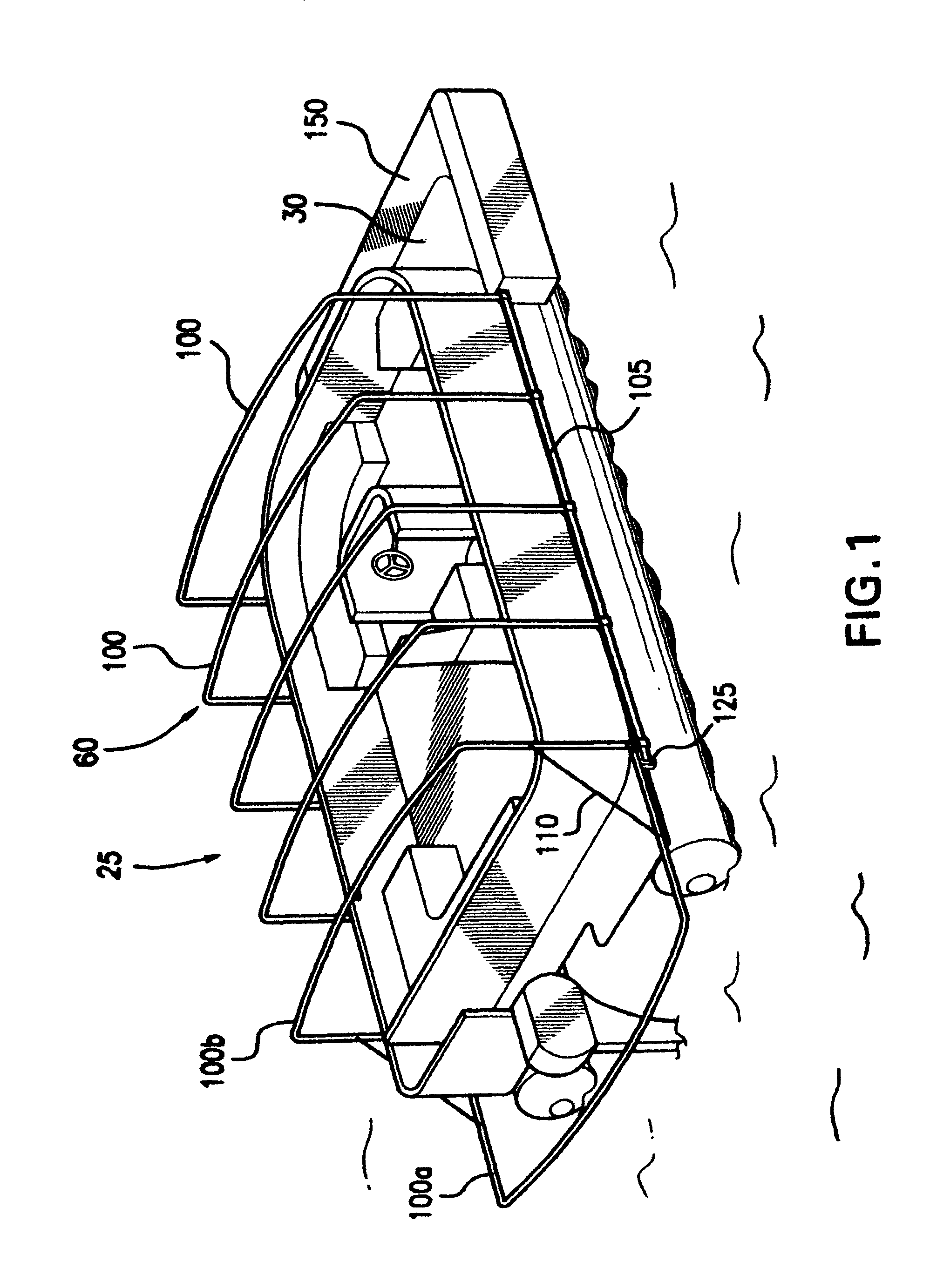 Retractable pontoon boat cover