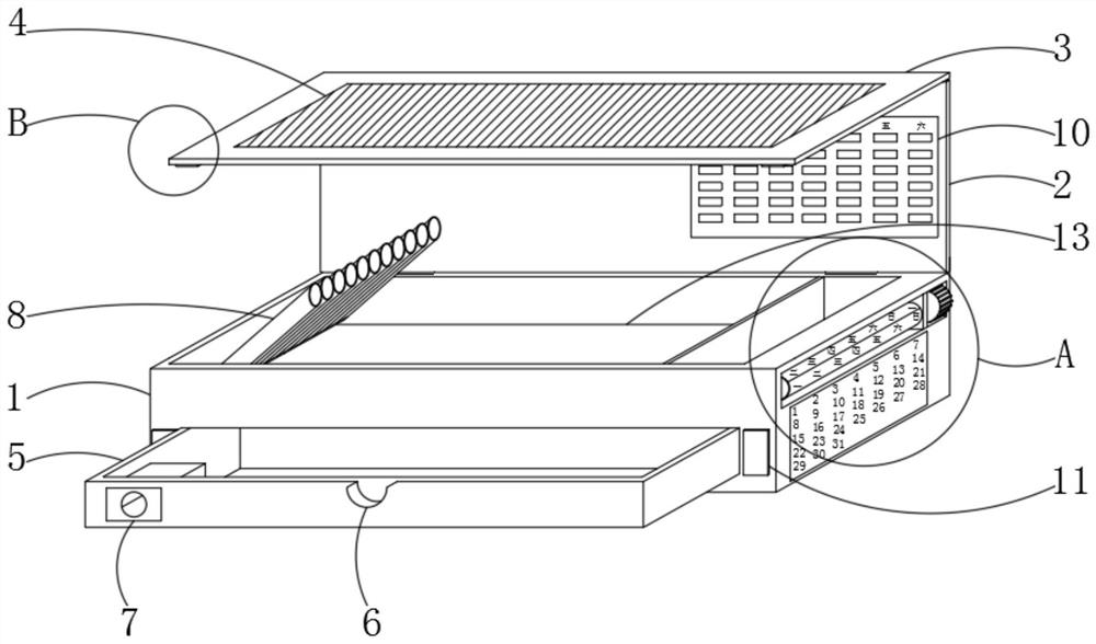 Creative stationery structure for tourism culture