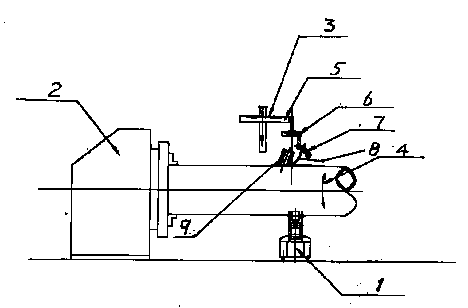 Automatic welding process of skewed tube fillet of boiler separator