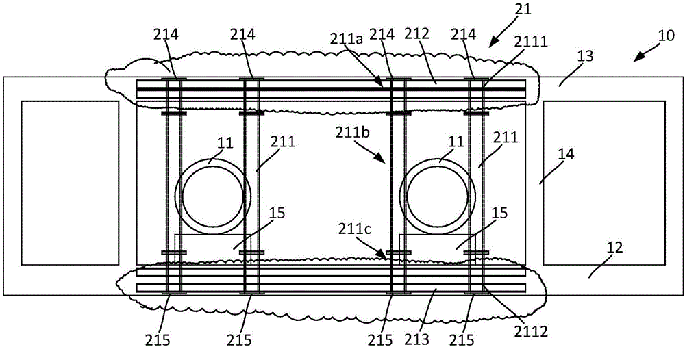 Bracket structures for heat distribution pipelines in utility tunnel and construction method of bracket structures