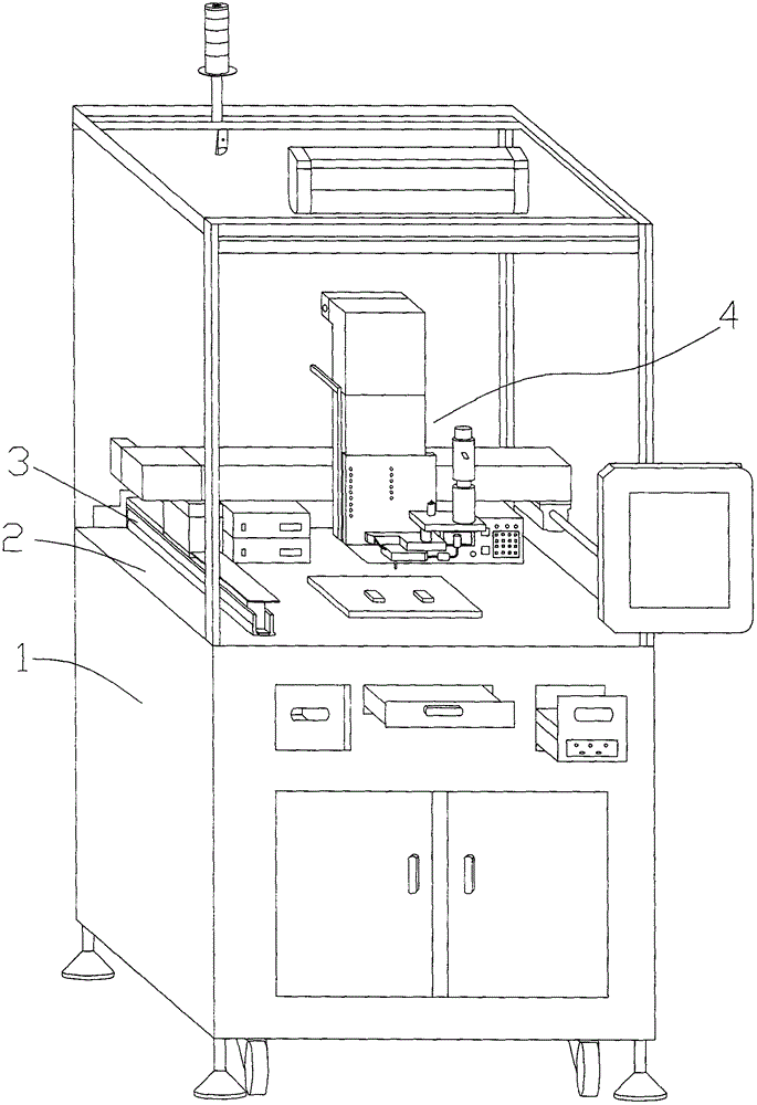 A kind of gluing machine and gluing method