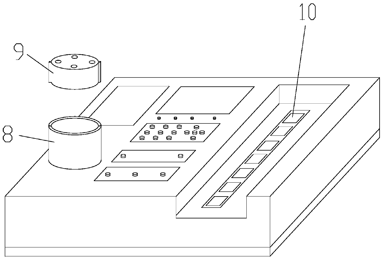 Soil pesticide residue detection device