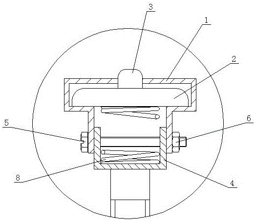 Block brake friction plate warning device