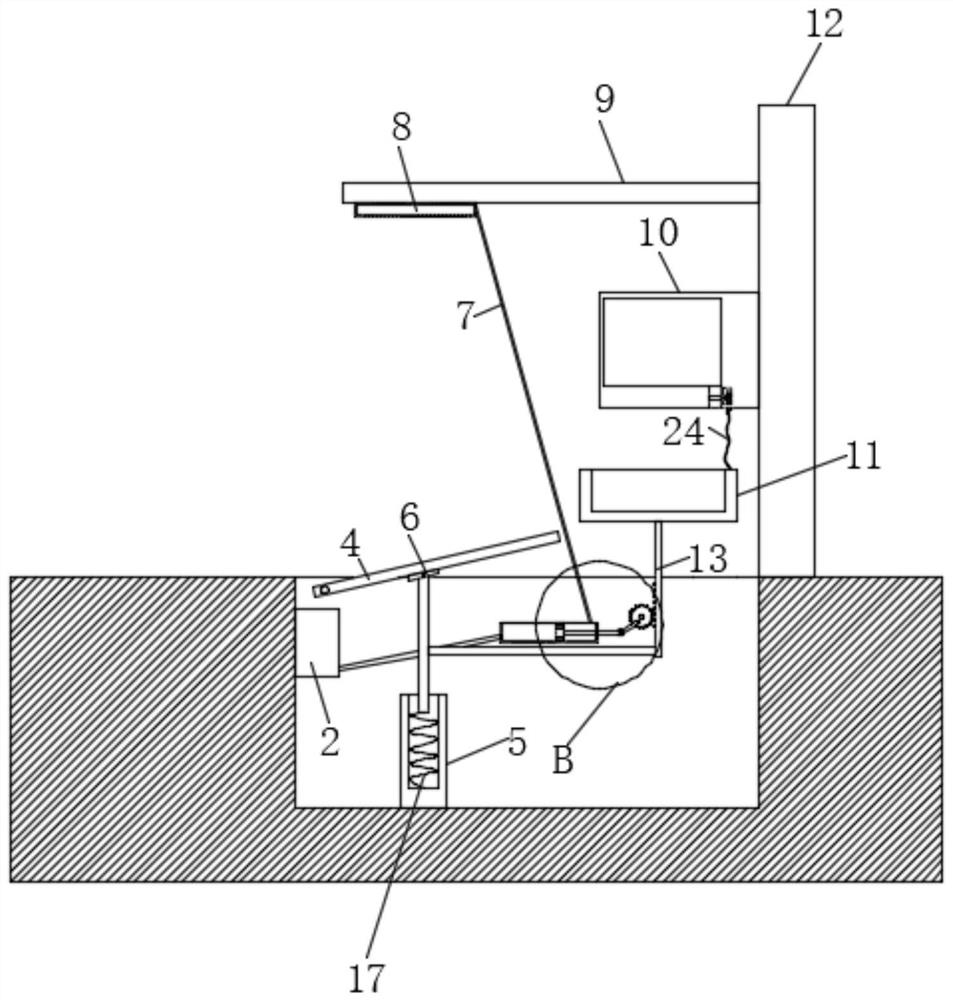 A feeding device for a pig farm