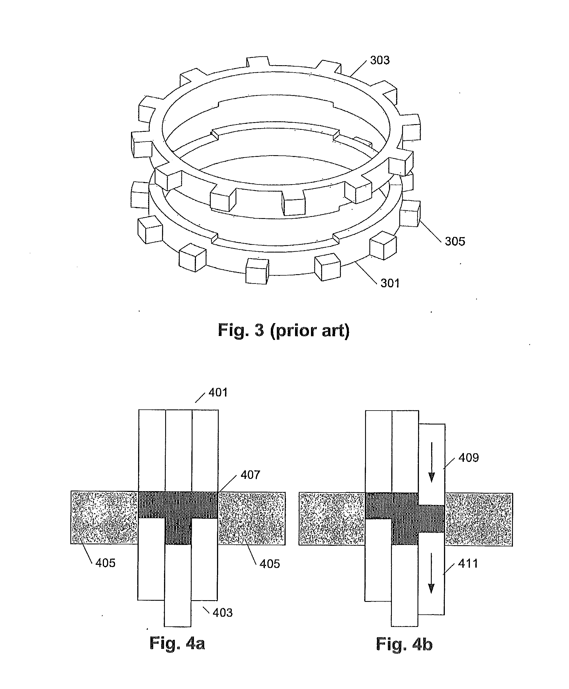 Stator compacted in one piece