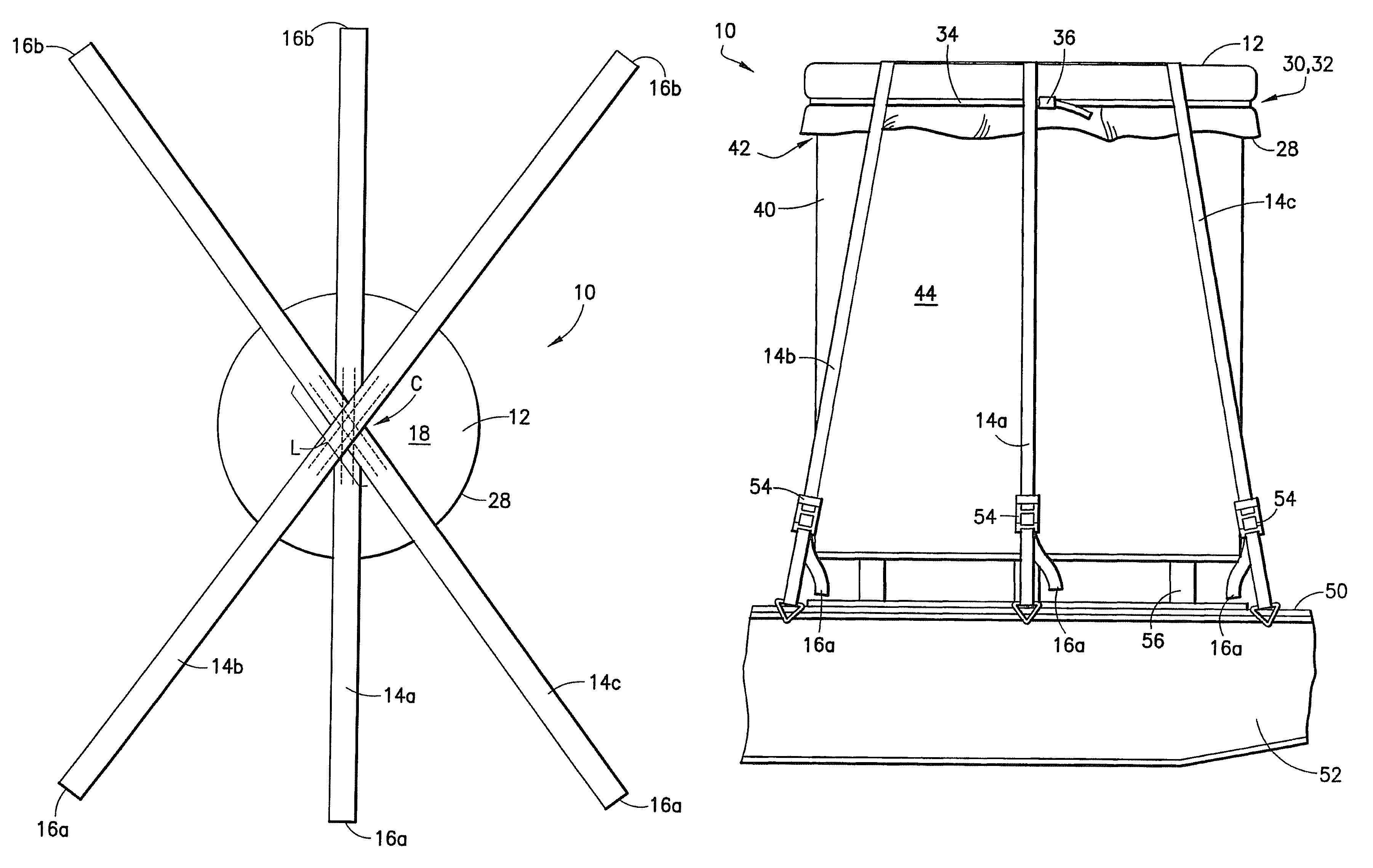 Metal coil securing apparatus and method