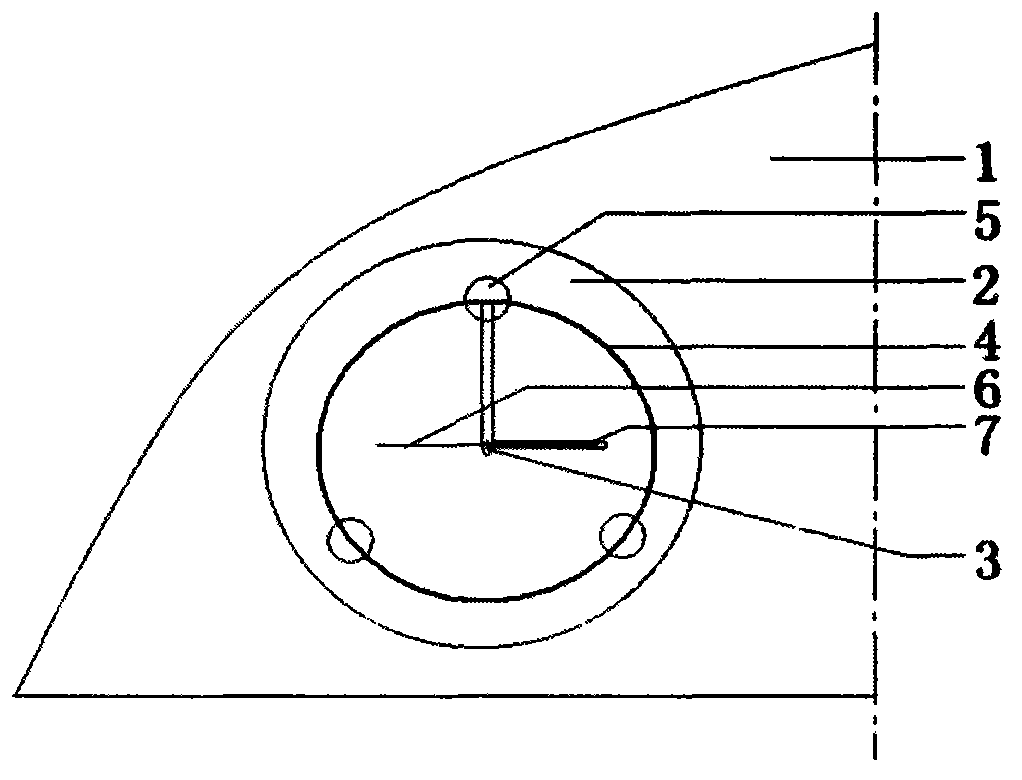 Automobile front window with windscreen wiper