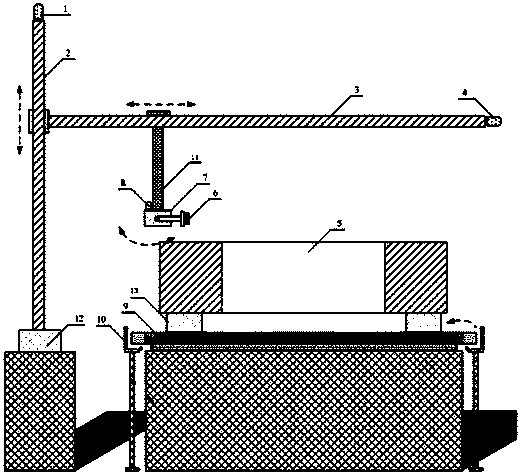 Automatic ultrasonic C scanning detection system for annular forging