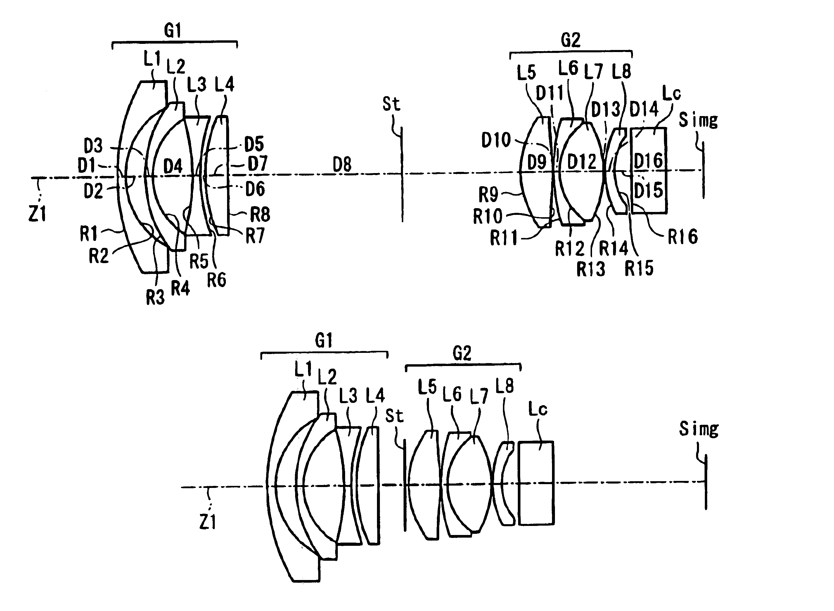 Two-group zoom lens