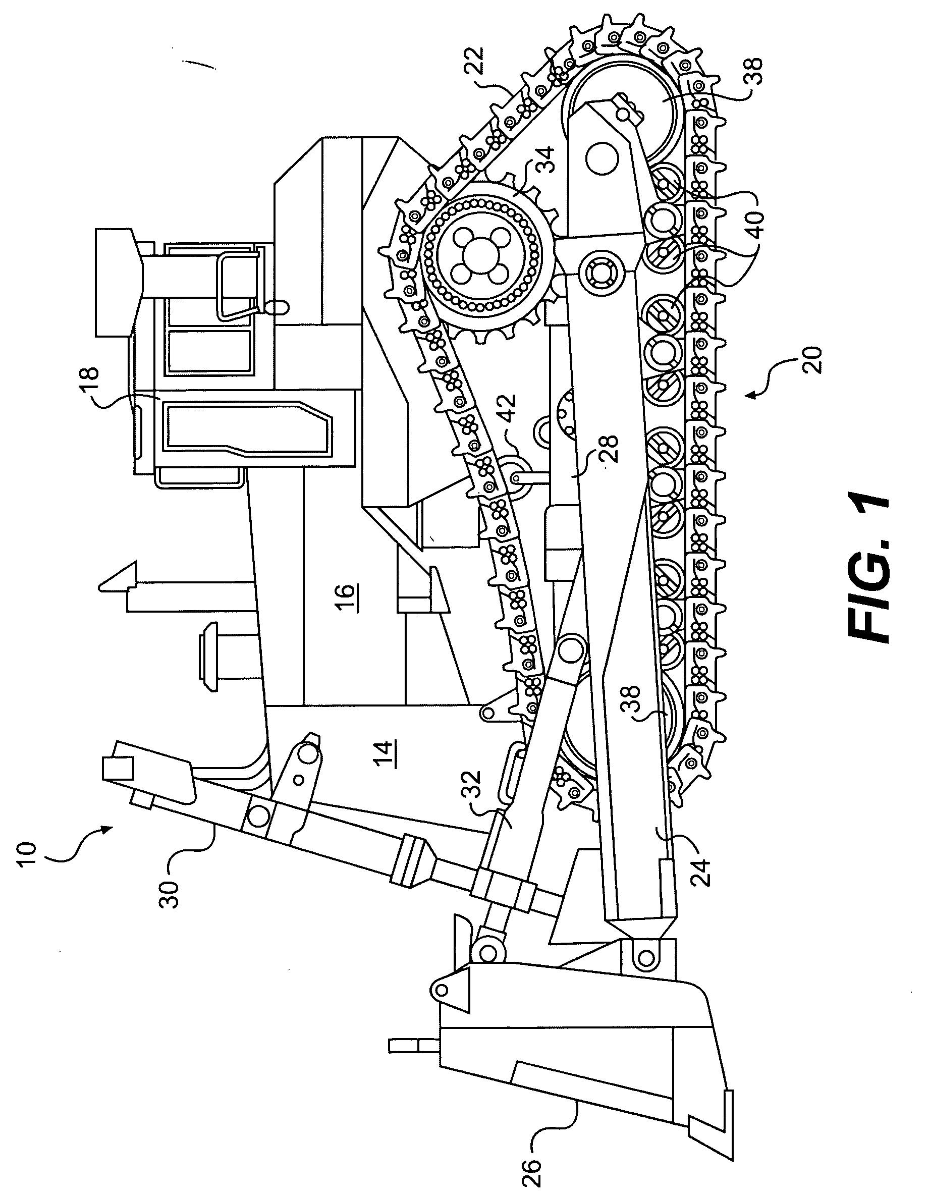 Electric powertrain for work machine