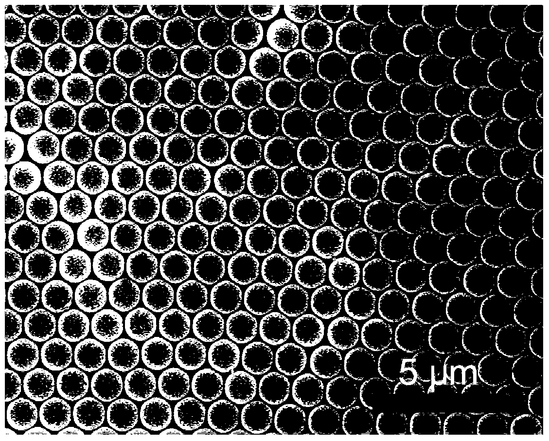 Two-dimensional spherical cavity electrode, its preparation method and its application in the detection of trace lead ions